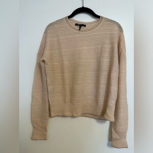 Maje pale pink glitter sweater.